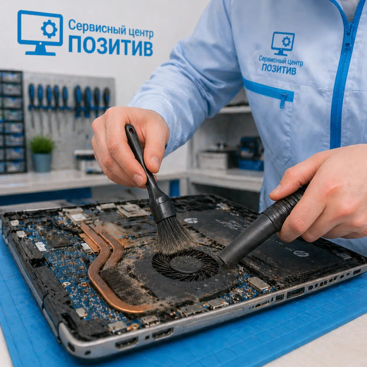 чистка ноутбука HP в Воронеже