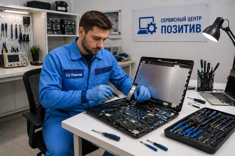 Замена шлейфа матрицы ноутбука в Воронеже