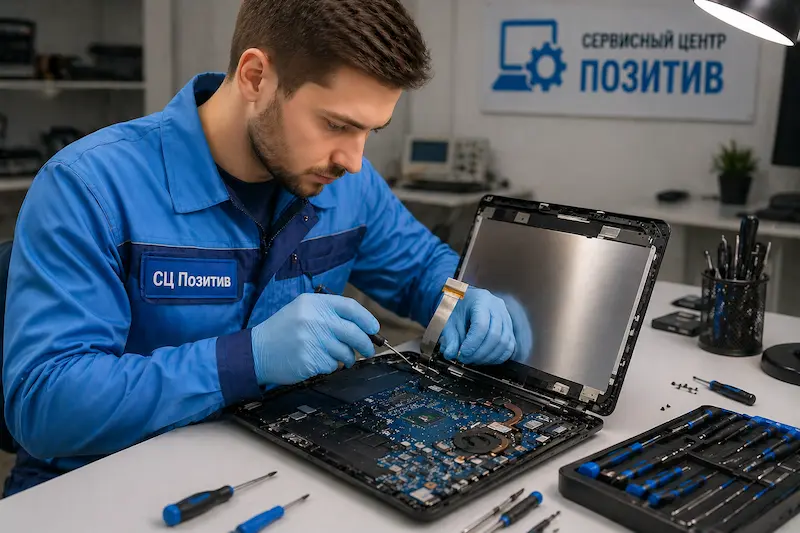 Ремонт шлейфа матрицы ноутбука в Воронеже