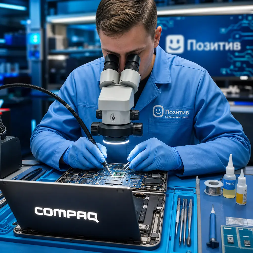 Замена видеокарты ноутбука Compaq в Воронеже