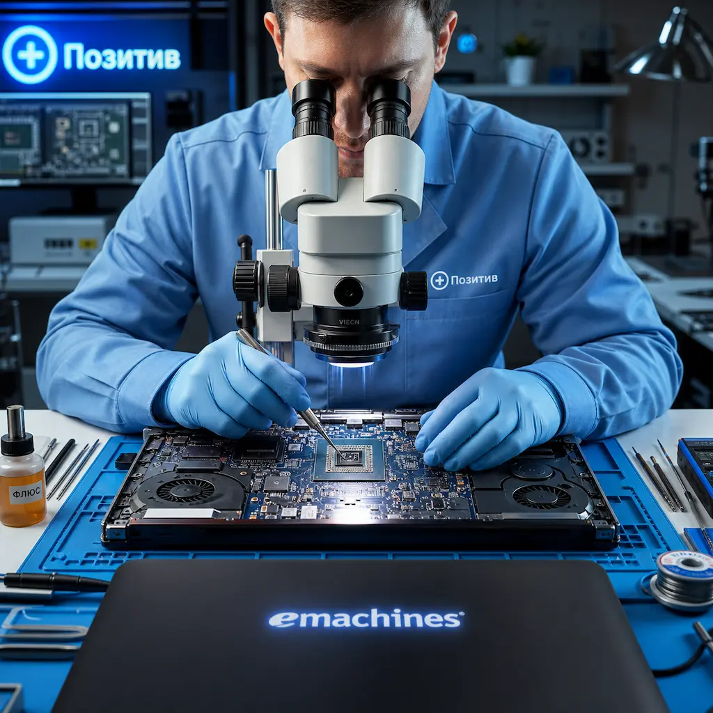 Замена видеокарты ноутбука Emachines в Воронеже