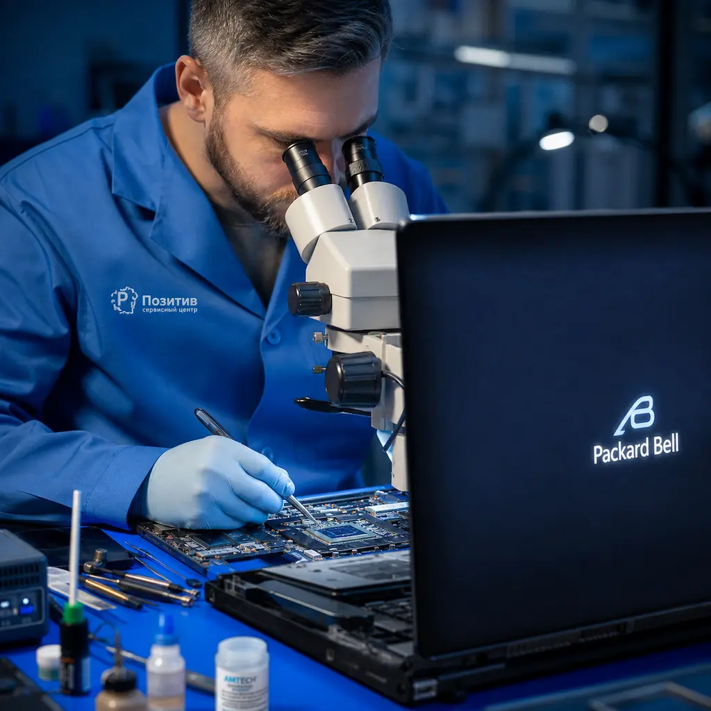 Замена видеокарты ноутбука Packard Bell в Воронеже