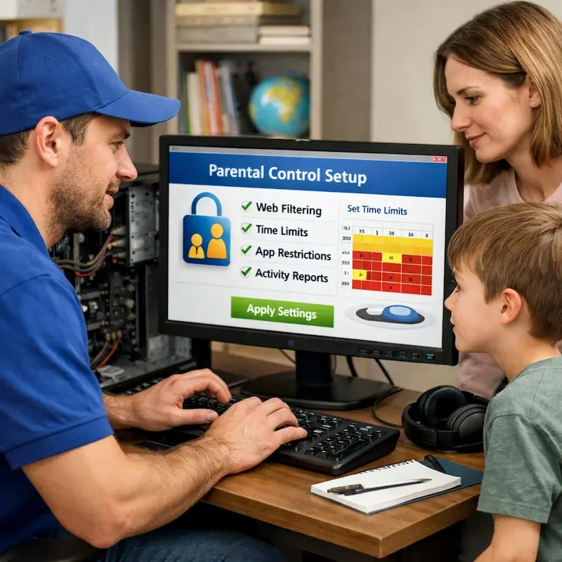 установка родительского контроля в Воронеже