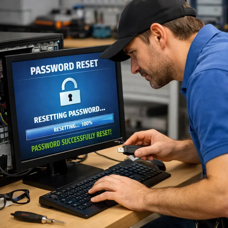 Сброс пароля от компьютера в Воронеже