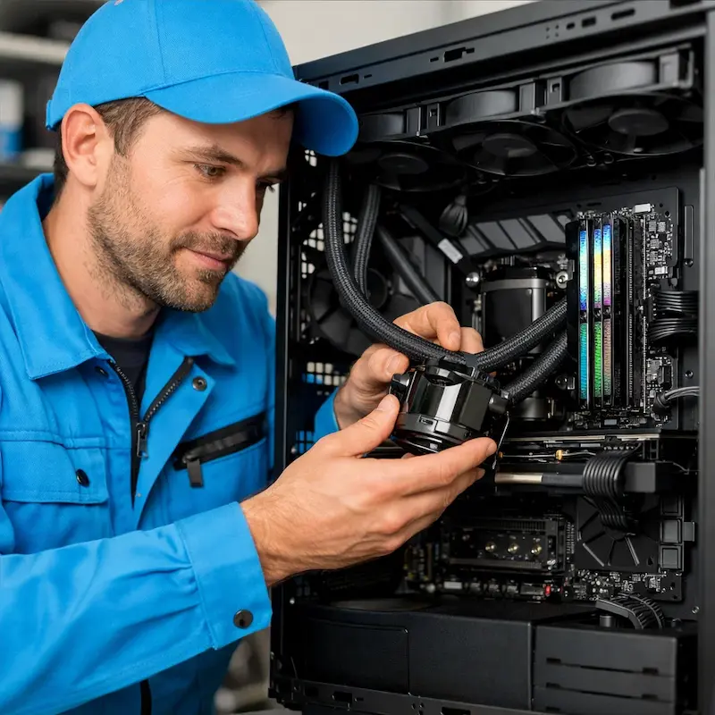 Установка СЖО на ПК в Воронеже