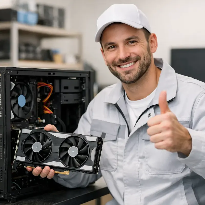 установка видеокарты на ПК в Воронеже